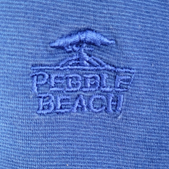 Pebble Beach Large Golf Polo Shirt - Picture 2 of 2